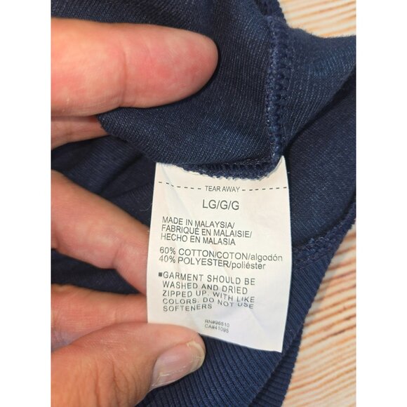 Under Armour Mens Blue Fitted Full-Zip Jacket Large - Baseball Collar - Picture 5 of 8